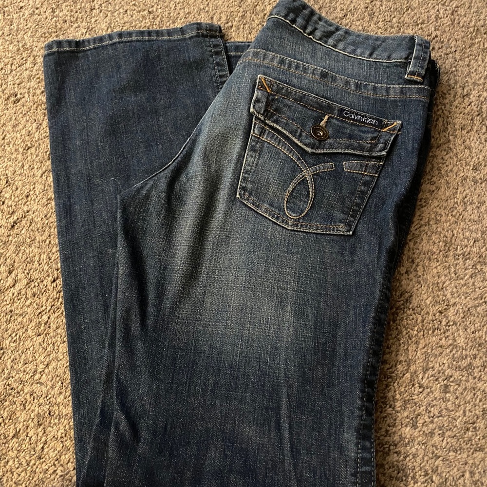 Calvin Klein lean bootcut jeans